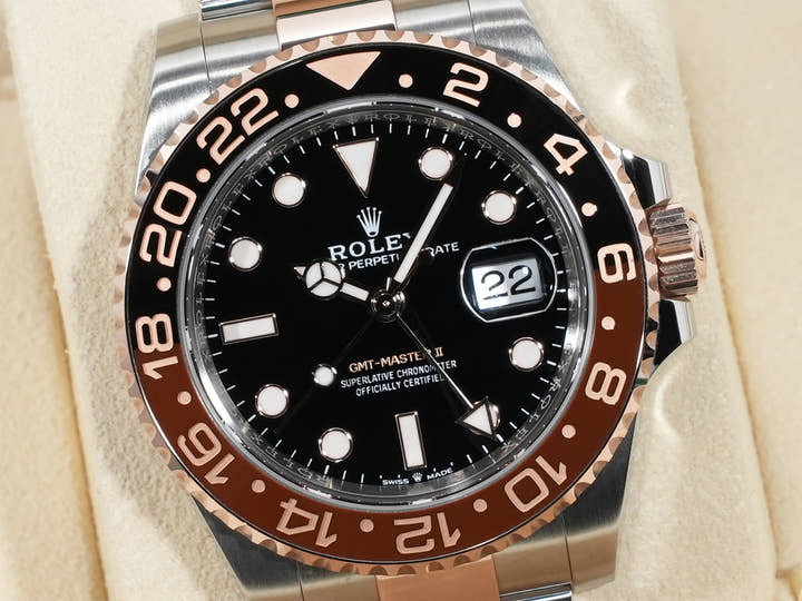 Rolex GMT-Master II Ref. 126711CHNR Stainless Steel/Everose Gold Black Dial