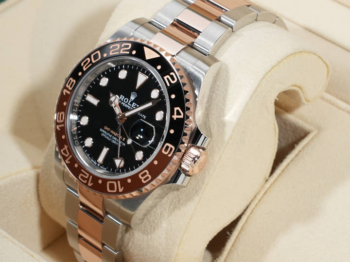 Rolex GMT-Master II Ref. 126711CHNR Stainless Steel/Everose Gold Black Dial