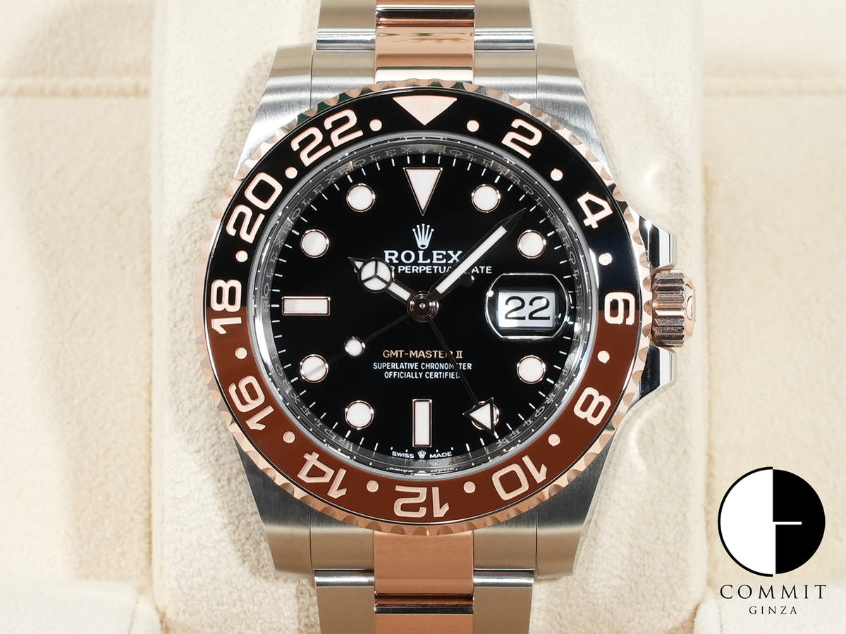 Rolex GMT-Master II Ref. 126711CHNR Stainless Steel/Everose Gold Black Dial