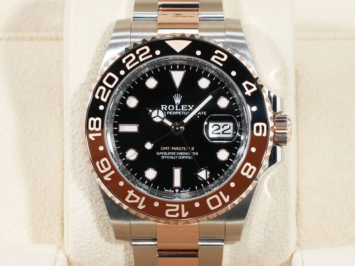 Rolex GMT-Master II Ref. 126711CHNR Stainless Steel/Everose Gold Black Dial