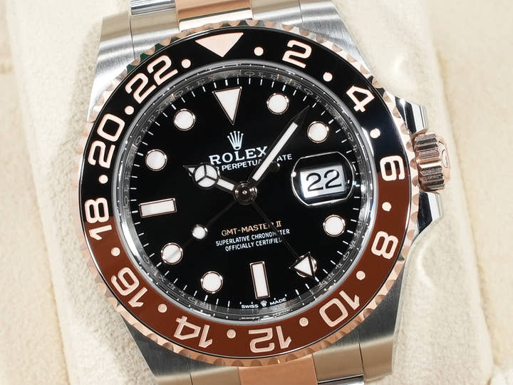 Rolex GMT-Master II Ref. 126711CHNR Stainless Steel/Everose Gold Black Dial