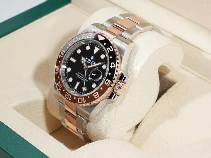 Rolex GMT-Master II Ref. 126711CHNR Stainless Steel/Everose Gold Black Dial