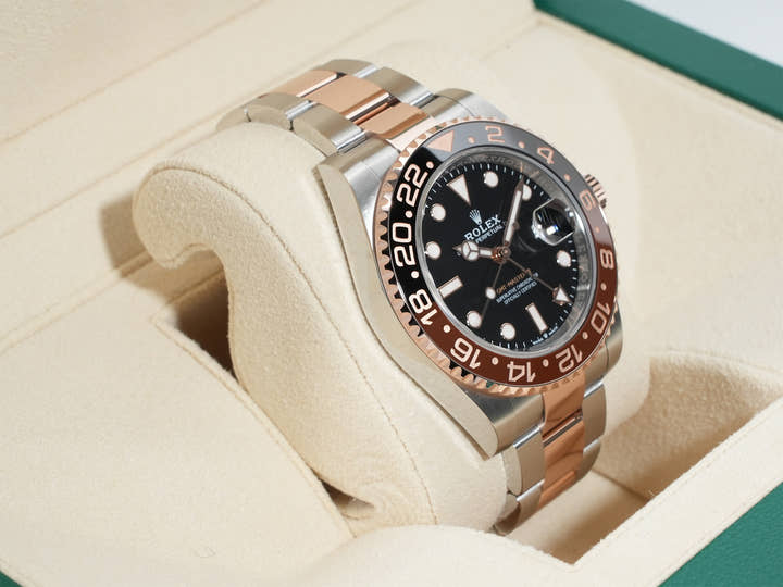Rolex GMT-Master II Ref. 126711CHNR Stainless Steel/Everose Gold Black Dial