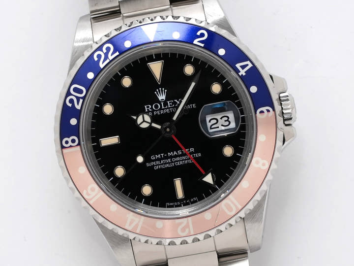 ロレックス GMTマスター Ref.16700 ステンレススチール ブラック文字盤 オイスターブレスレット