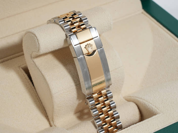 Rolex GMT-Master II Ref. 126713GRNR Stainless Steel/Yellow Gold Black Dial Jubilee Bracelet
