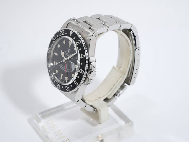 ロレックス GMTマスター Ref.16750 ステンレススチール ブラック文字盤 オイスターブレスレット