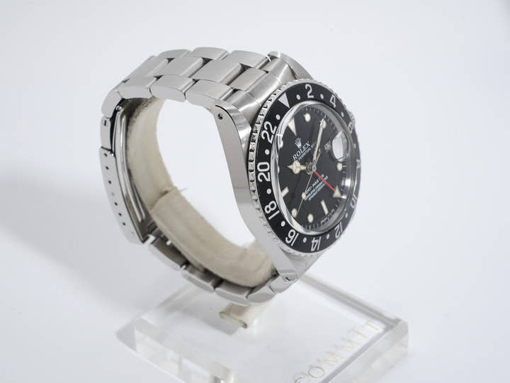 ロレックス GMTマスター Ref.16750 ステンレススチール ブラック文字盤 オイスターブレスレット