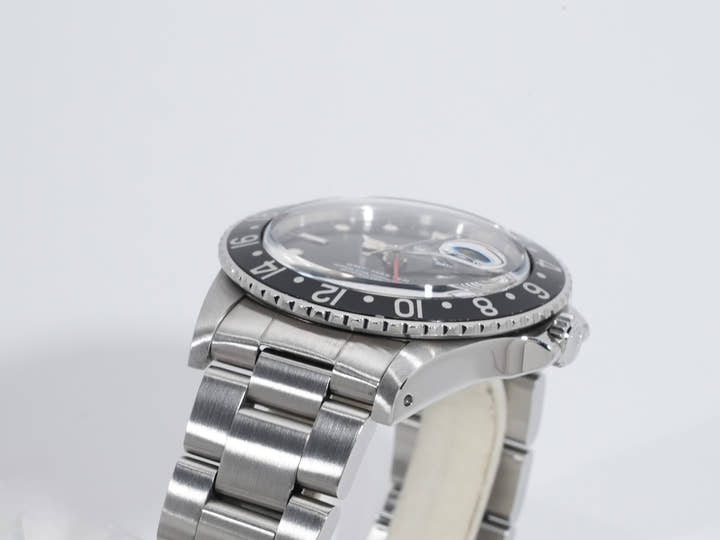 ロレックス GMTマスター Ref.16750 ステンレススチール ブラック文字盤 オイスターブレスレット