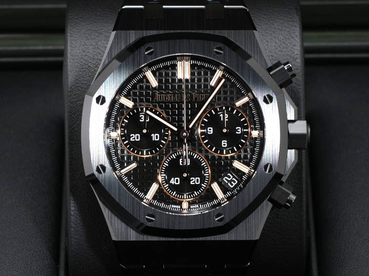Audemars Piguet Royal Oak Chronograph Ref. 26240CE.OO.1225CE.02 Black Ceramic Black Dial