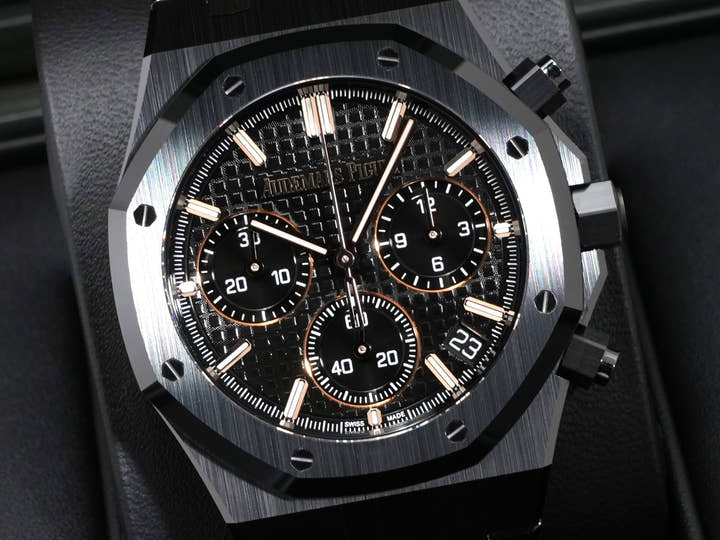 Audemars Piguet Royal Oak Chronograph Ref. 26240CE.OO.1225CE.02 Black Ceramic Black Dial