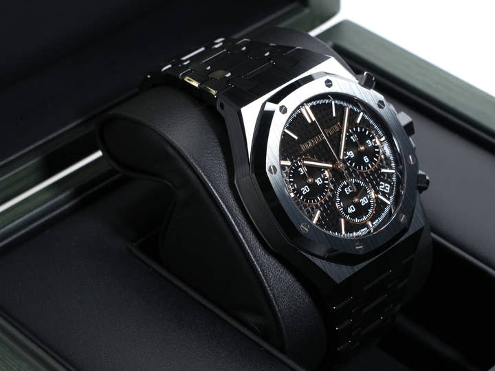 Audemars Piguet Royal Oak Chronograph Ref. 26240CE.OO.1225CE.02 Black Ceramic Black Dial