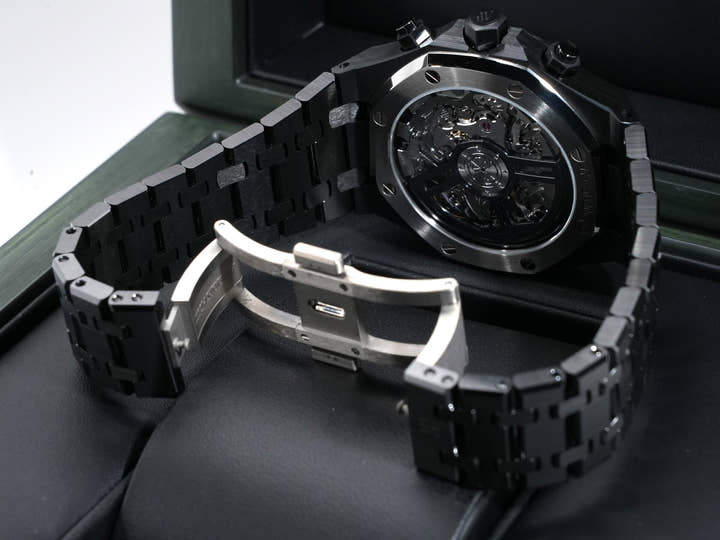 Audemars Piguet Royal Oak Chronograph Ref. 26240CE.OO.1225CE.02 Black Ceramic Black Dial