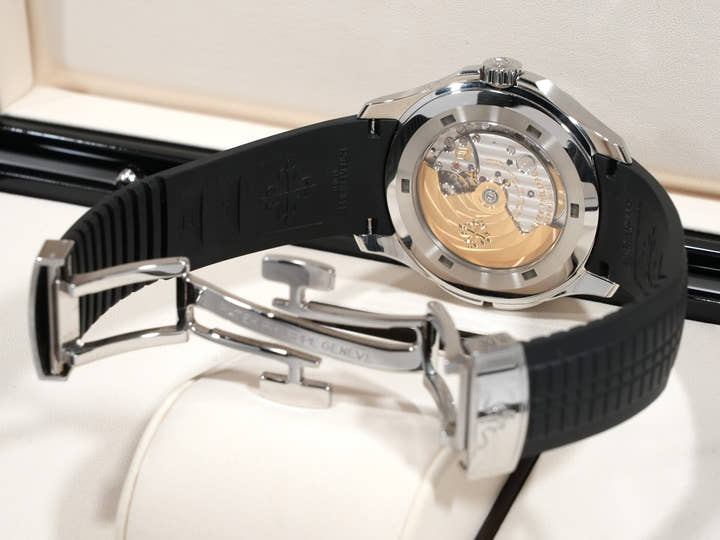 パテックフィリップ アクアノート トラベルタイム Ref.5164A-001 ステンレススチール ブラック文字盤