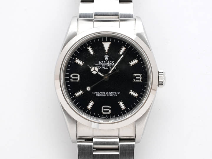 ロレックス エクスプローラーI Ref.14270 ステンレススチール ブラック文字盤