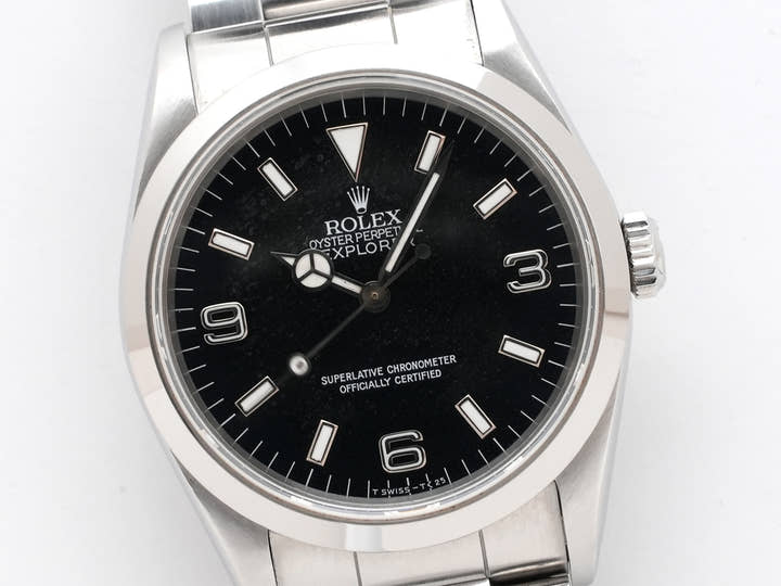 ロレックス エクスプローラーI Ref.14270 ステンレススチール ブラック文字盤