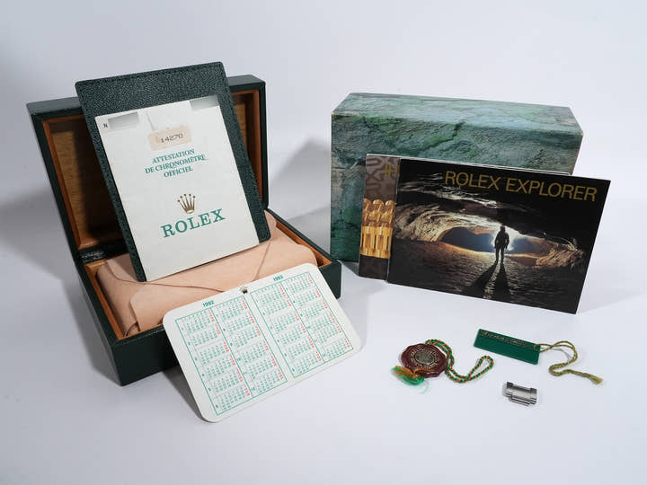 ロレックス エクスプローラーI Ref.14270 ステンレススチール ブラック文字盤