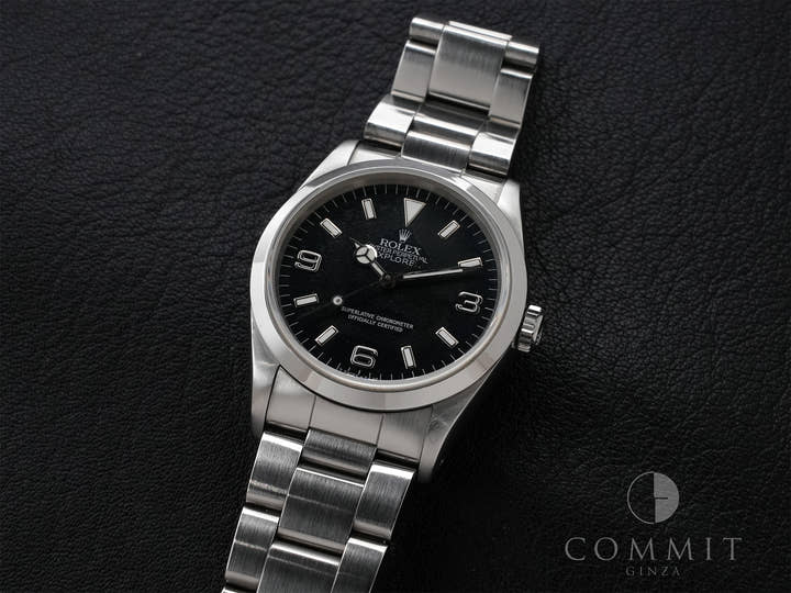 ロレックス エクスプローラーI Ref.14270 ステンレススチール ブラック文字盤