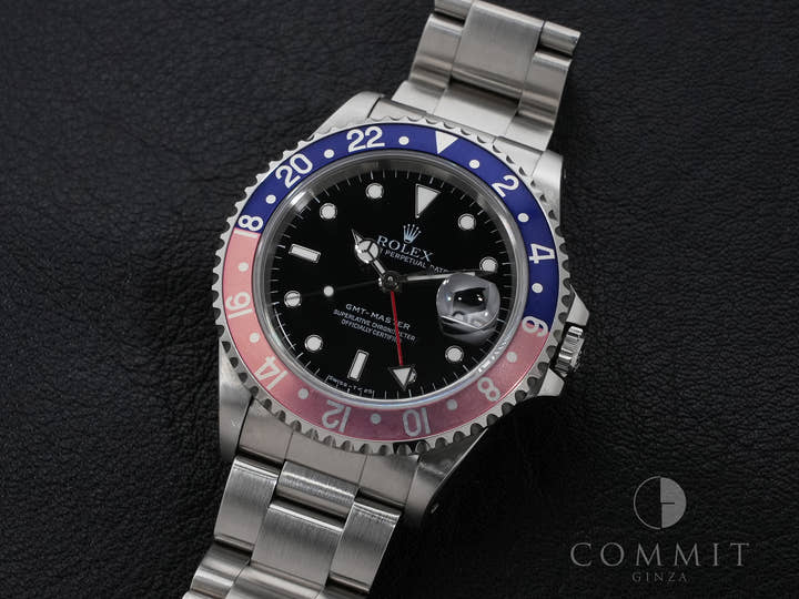ロレックス GMTマスター Ref.16700 ステンレススチール ブラック文字盤 オイスターブレスレット 中古 euvz7h76