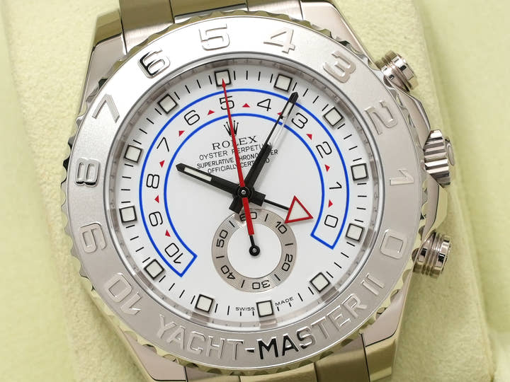 ロレックス ヨットマスターII Ref.116689 ホワイトゴールド ホワイト文字盤