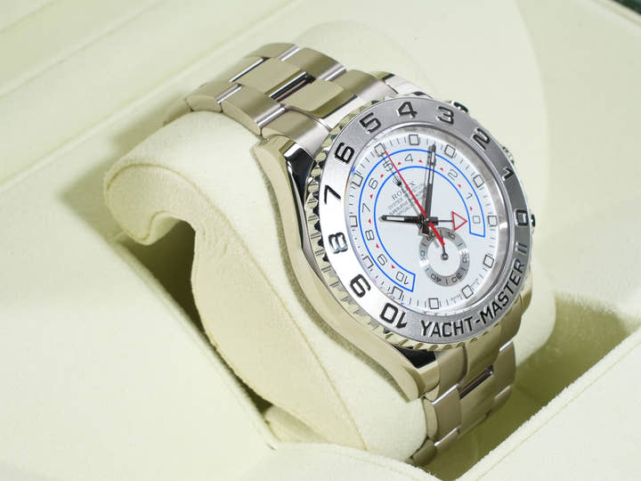 ロレックス ヨットマスターII Ref.116689 ホワイトゴールド ホワイト文字盤
