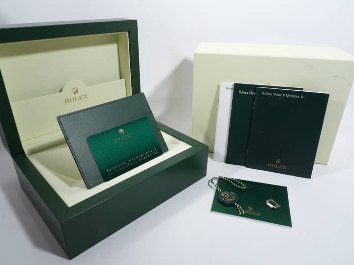 ロレックス ヨットマスターII Ref.116689 ホワイトゴールド ホワイト文字盤