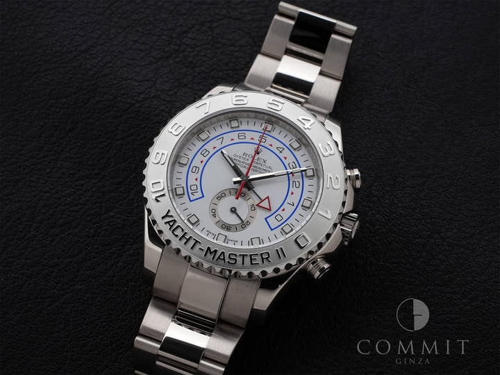 ロレックス ヨットマスターII Ref.116689 ホワイトゴールド ホワイト文字盤