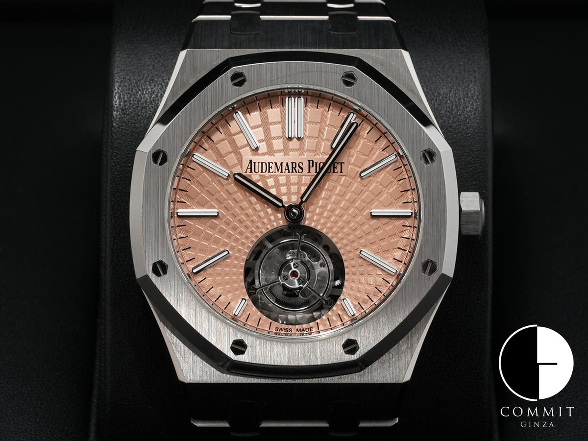 Audemars Piguet Royal Oak Flying Tourbillon Ref. 26531TI.OO.1220TI.01 Titanium Salmon Dial