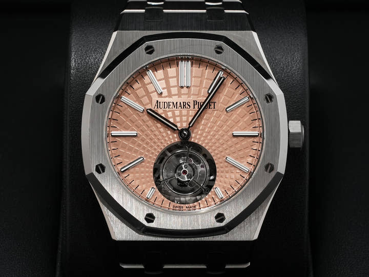 Audemars Piguet Royal Oak Flying Tourbillon Ref. 26531TI.OO.1220TI.01 Titanium Salmon Dial