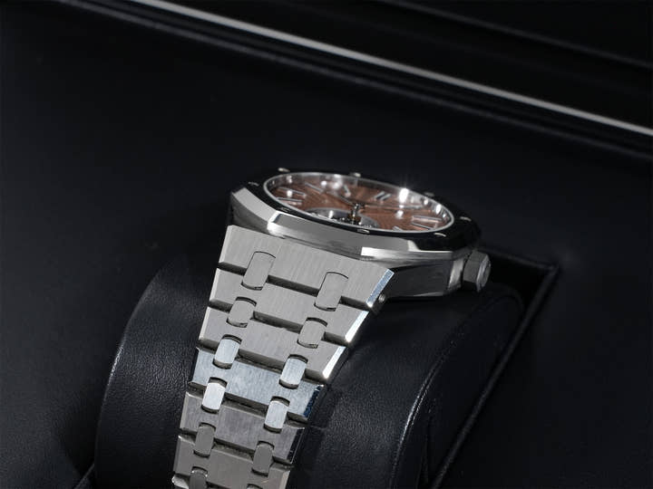 Audemars Piguet Royal Oak Flying Tourbillon Ref. 26531TI.OO.1220TI.01 Titanium Salmon Dial