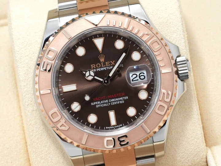 ロレックス ヨットマスター40 Ref.116621 ステンレススチール/エバーローズゴールド チョコレート文字盤