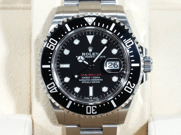 ロレックス シードゥエラー Ref.126600 ステンレススチール ブラック文字盤