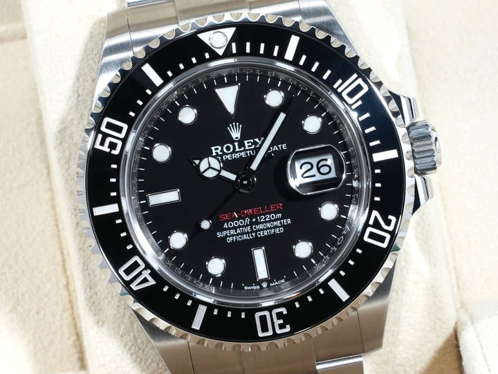 ロレックス シードゥエラー Ref.126600 ステンレススチール ブラック文字盤