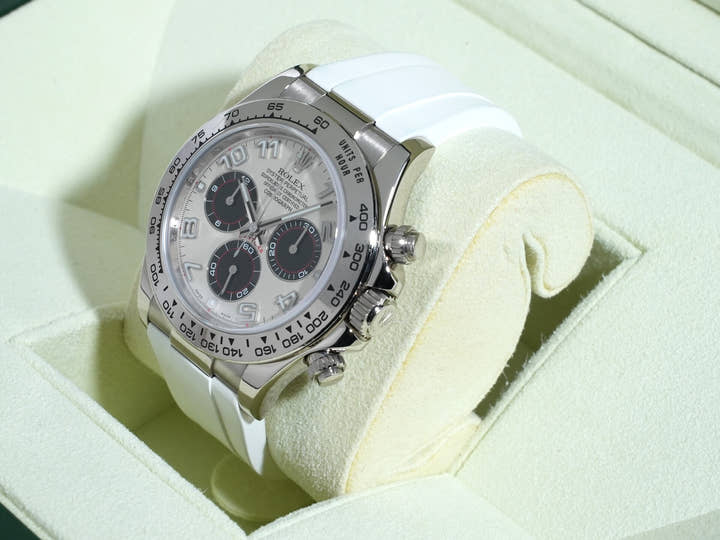 Rolex Daytona Ref. 116519 White Gold White x Black Dial