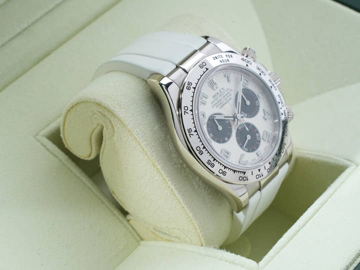 Rolex Daytona Ref. 116519 White Gold White x Black Dial