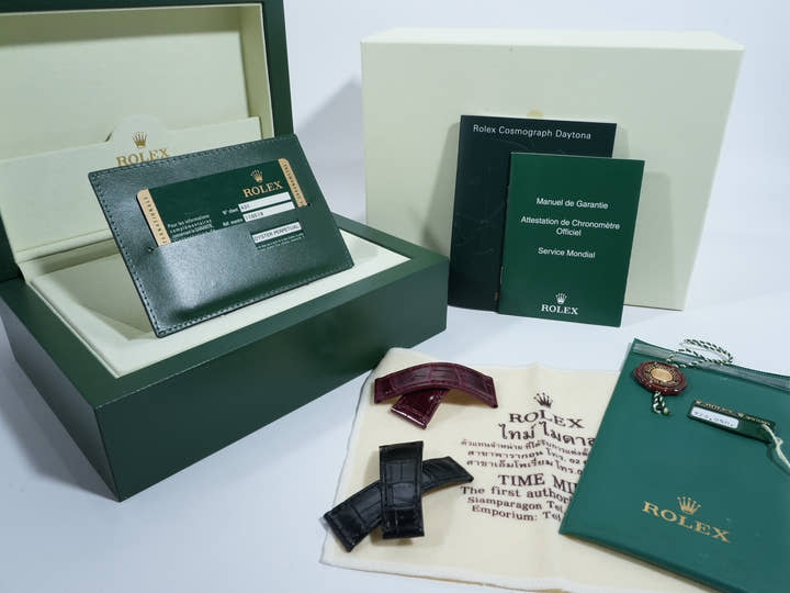 Rolex Daytona Ref. 116519 White Gold White x Black Dial