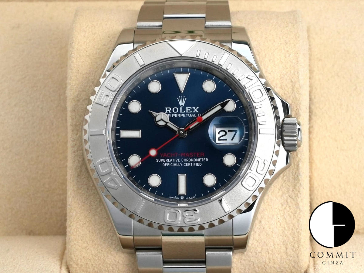 ロレックス ヨットマスター40 Ref.126622 ステンレススチール/プラチナ ブライトブルー文字盤
