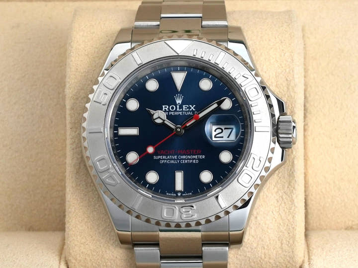 ロレックス ヨットマスター40 Ref.126622 ステンレススチール/プラチナ ブライトブルー文字盤