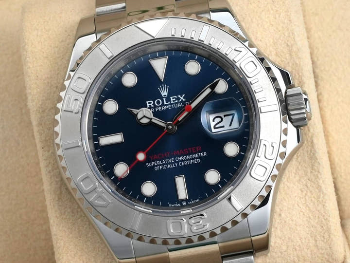 ロレックス ヨットマスター40 Ref.126622 ステンレススチール/プラチナ ブライトブルー文字盤