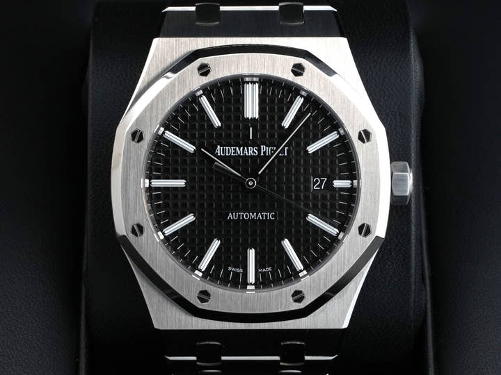 オーデマピゲ ロイヤルオーク Ref.15400ST.OO.1220ST.01.A ステンレススチール ブラック文字盤