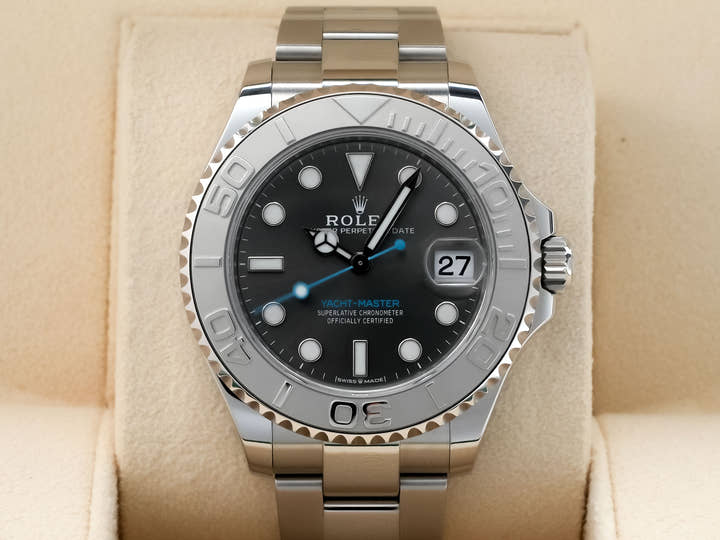 ロレックス ヨットマスター37 Ref.268622 ステンレススチール/プラチナ スレート文字盤