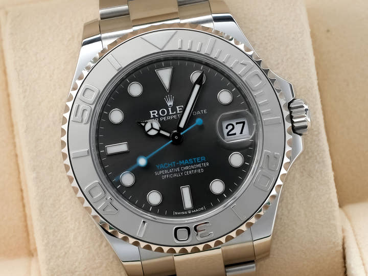 ロレックス ヨットマスター37 Ref.268622 ステンレススチール/プラチナ スレート文字盤