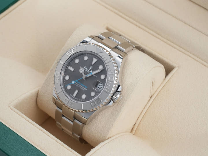 ロレックス ヨットマスター37 Ref.268622 ステンレススチール/プラチナ スレート文字盤