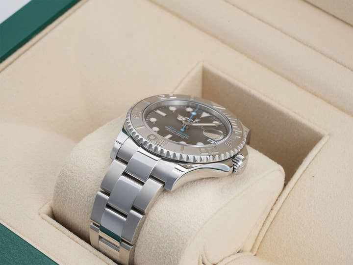 ロレックス ヨットマスター37 Ref.268622 ステンレススチール/プラチナ スレート文字盤