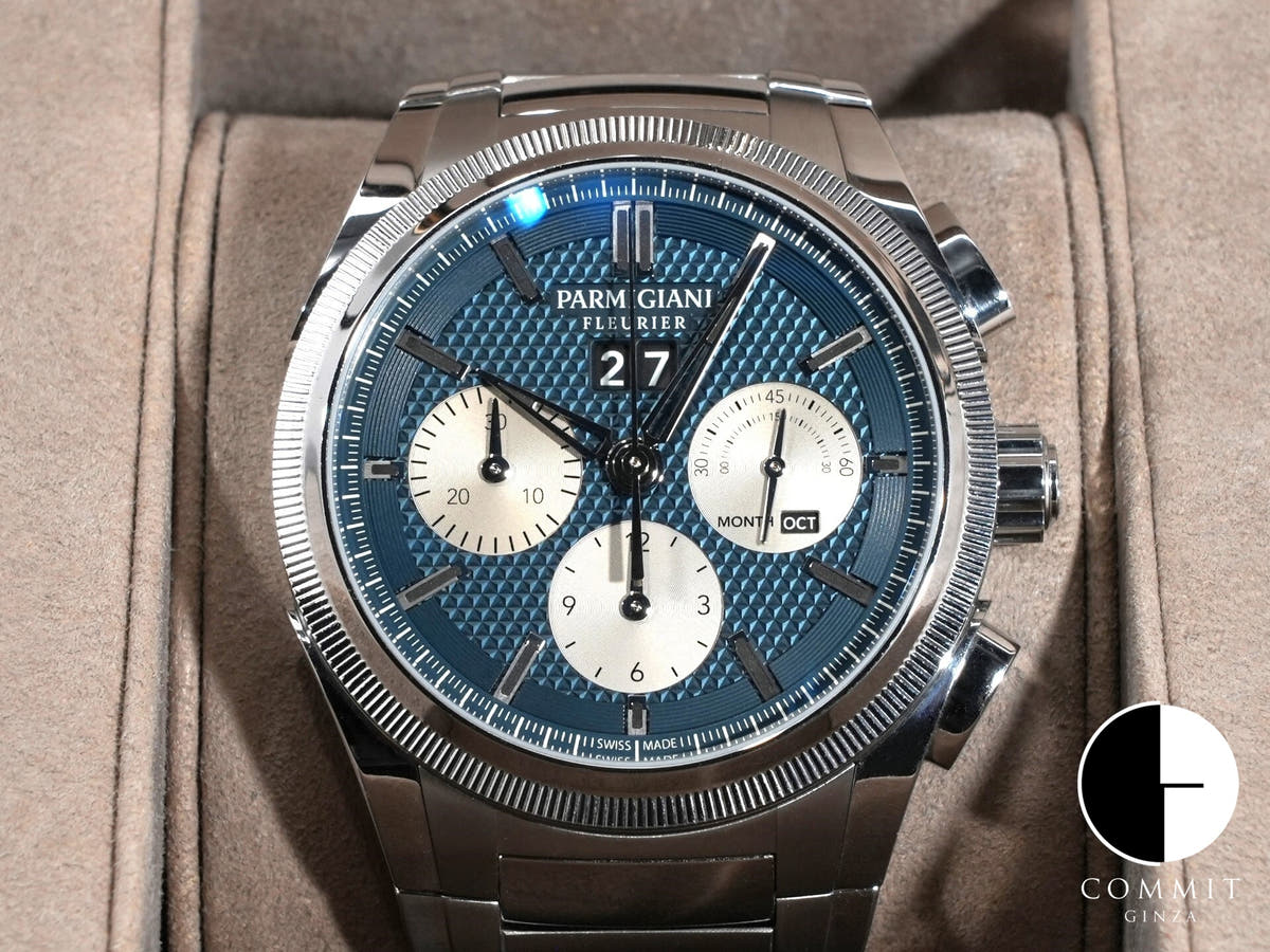 パルミジャーニフルリエ トンダグラフGT ヨシダスペシャル Ref.PFS906-1020002-100182 ブルー文字盤 美中古 u7xbakqj