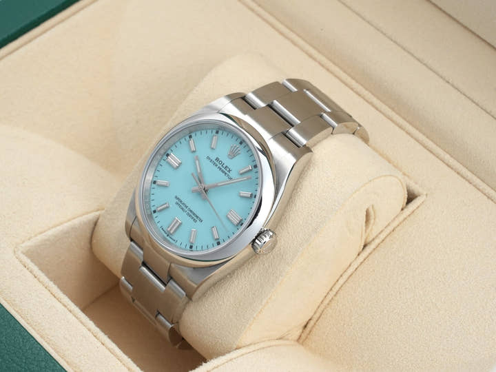 Rolex Oyster Perpetual 36 Ref. 126000 Stainless Steel Turquoise Dial