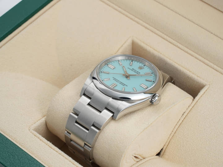 Rolex Oyster Perpetual 36 Ref. 126000 Stainless Steel Turquoise Dial