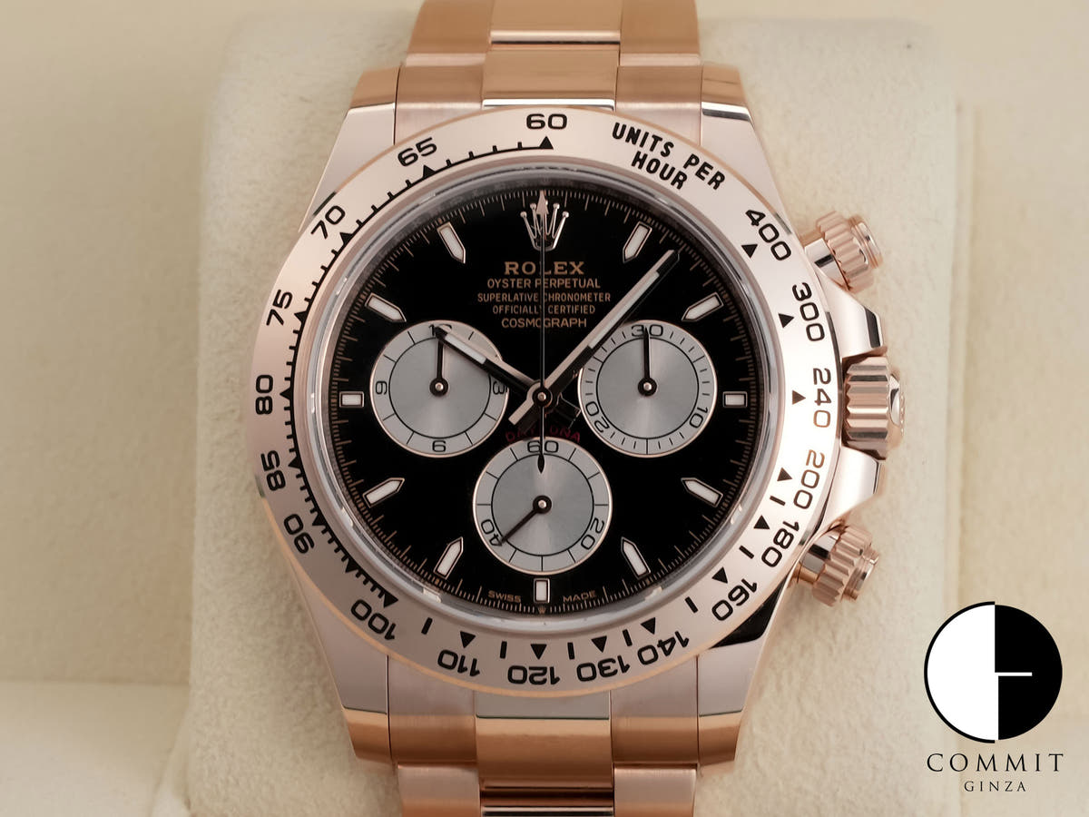 ロレックス デイトナ Ref.126505 エバーローズゴールド ブライトブラックxサンダスト文字盤