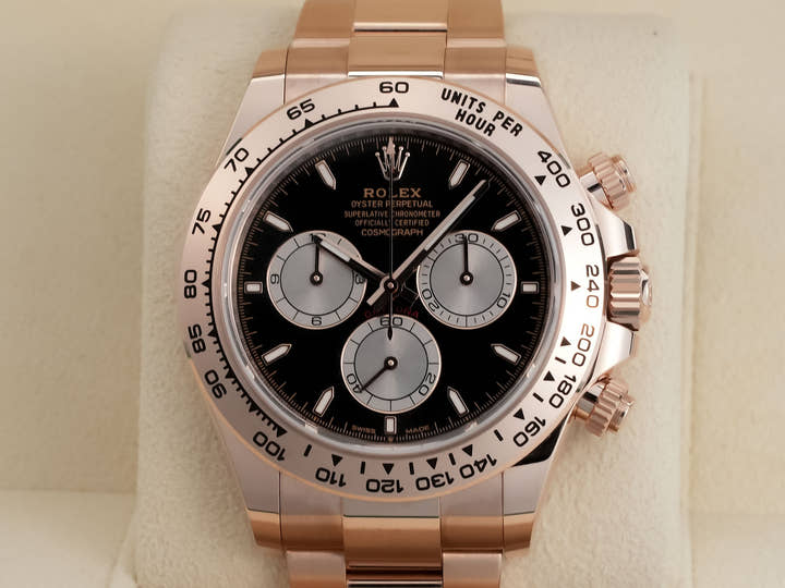 ロレックス デイトナ Ref.126505 エバーローズゴールド ブライトブラックxサンダスト文字盤