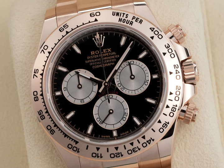 ロレックス デイトナ Ref.126505 エバーローズゴールド ブライトブラックxサンダスト文字盤