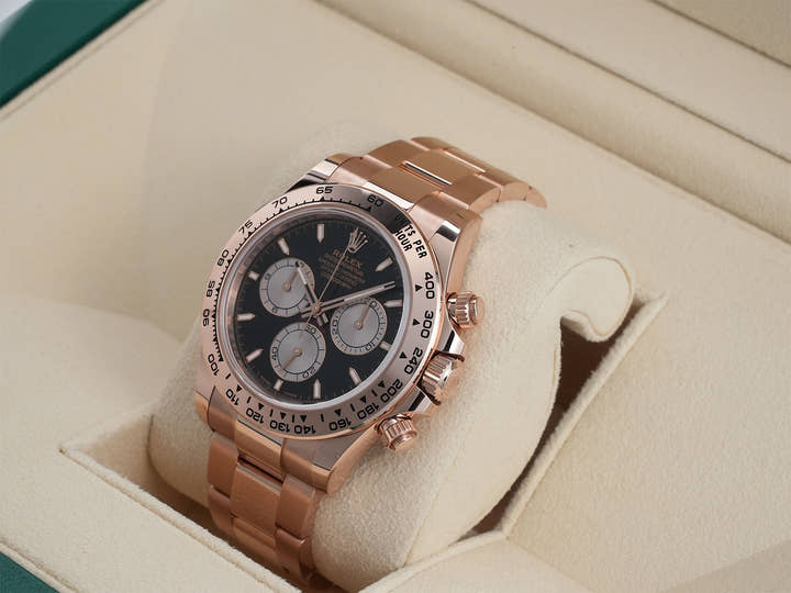 ロレックス デイトナ Ref.126505 エバーローズゴールド ブライトブラックxサンダスト文字盤